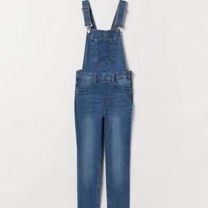 H&M Blue Skinny Jean Overalls